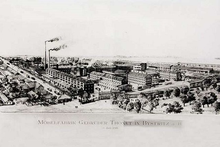 Thonet factory in Bystrice pod Hostynem 1911 — PICRYL - Public Domain Media Search Engine