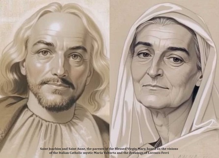 www.jesusmariasite.org/ Svatý Jáchym a Anna, rodiče Panny Marie,dle mystičky Marie Valtorty a kreseb Lorenza Ferriho www.jesusmariasite.org/ Svatý Jáchym a Anna, rodiče Panny Marie,dle mystičky Marie Valtorty a kreseb Lorenza Ferriho