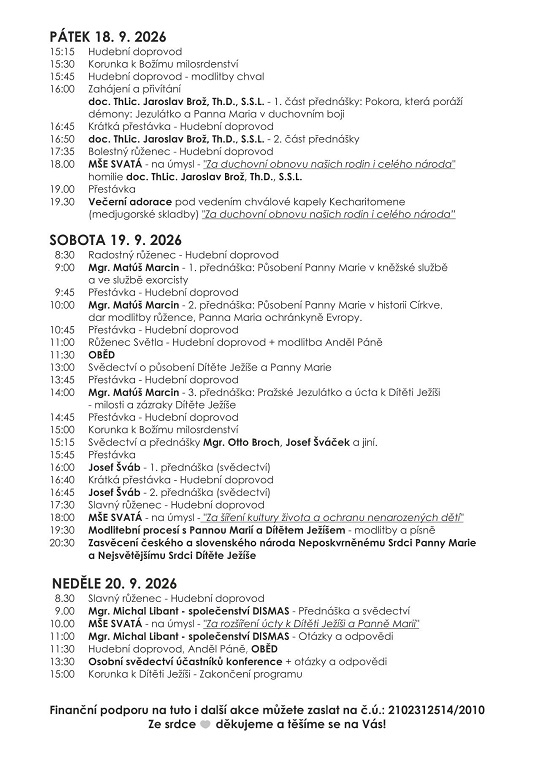 Konference Jezulátko 2026