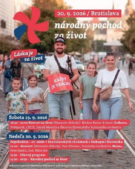 Národný pochod za život 2026