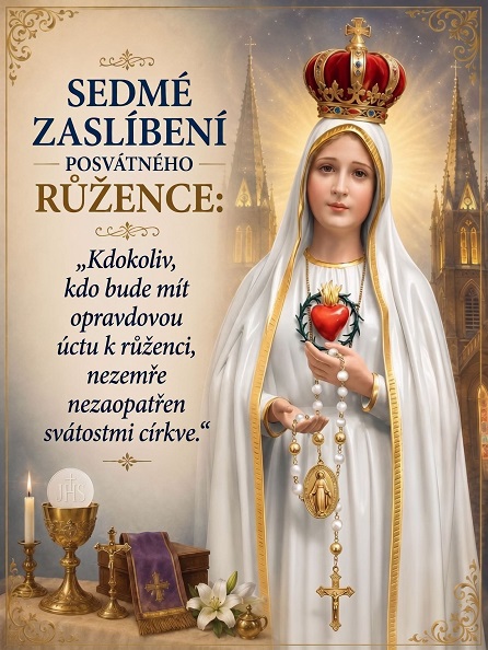 Salvator Mundi, salva nos, zaslíbení růžence 7