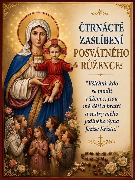 Salvator Mundi, salva nos, zaslíbení růžence 14