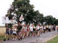 Poutníci - Pěší pouť na Velehrad 2001 Poutníci - Pěší pouť na Velehrad 2001