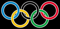 Olympic rings with white rims.svg, volné dílo