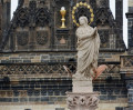 Socha Panny Marie na obnoveném sloupu, červen 2020, Gampe, CC BY-SA 4.0, cs.wikipedia...