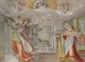 Annunciation Vitruvio Alberi Palazzo Altemps, Marie-Lan Nguyen, CC BY 2.5, commons. 