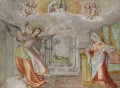 Annunciation Vitruvio Alberi Palazzo Altemps, Marie-Lan Nguyen, CC BY 2.5, commons. Annunciation Vitruvio Alberi Palazzo Altemps, Marie-Lan Nguyen, CC BY 2.5, commons.