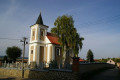 Kostel sv. Barbory Velešovice, Janbares, CC BY-SA 3.0, commons