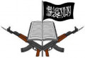 Logo Boko Haram Av ArnoldPlaton. Lisens: CC BY 3.0